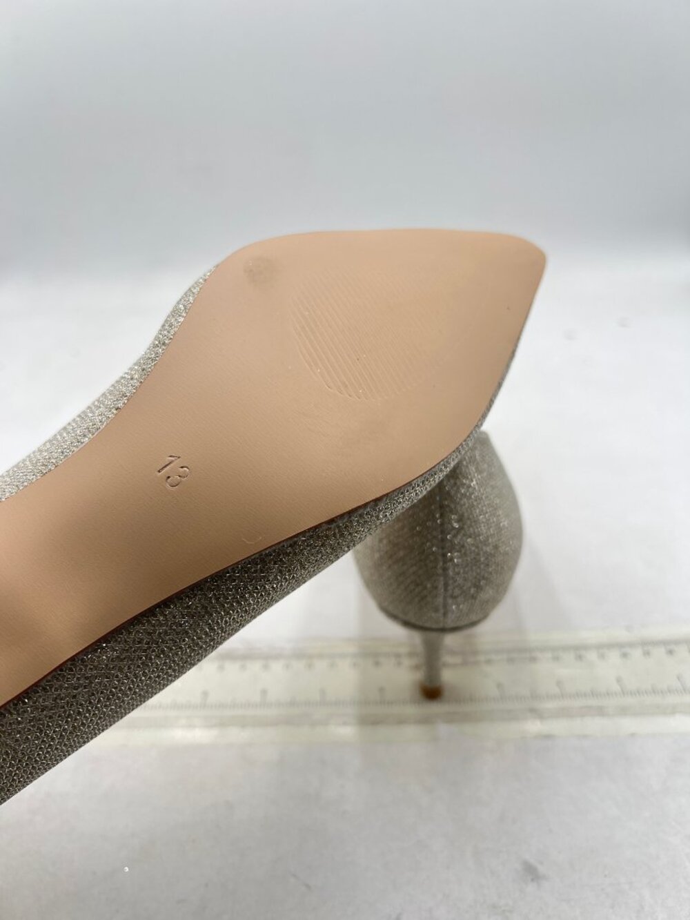 Ydn Gold Kitten Heeled Pumps Pointed Toe Dress Shoes For Office Lady View 6